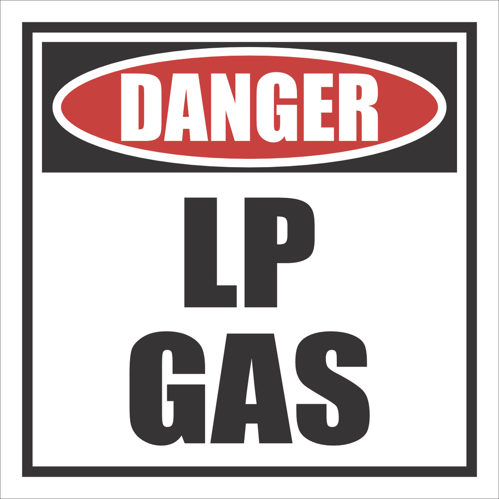 GAS29 Danger LP Gas Sign